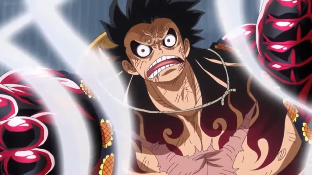 Quand Luffy utilise le Gear 4